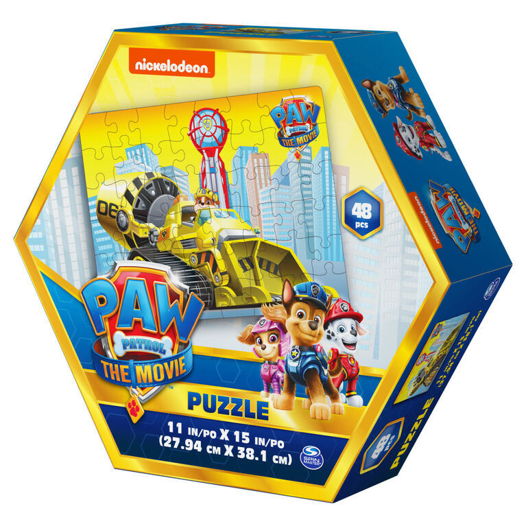 PAW Patrol The Movie, 48 Piece Jigsaw Puzzle, Rubble