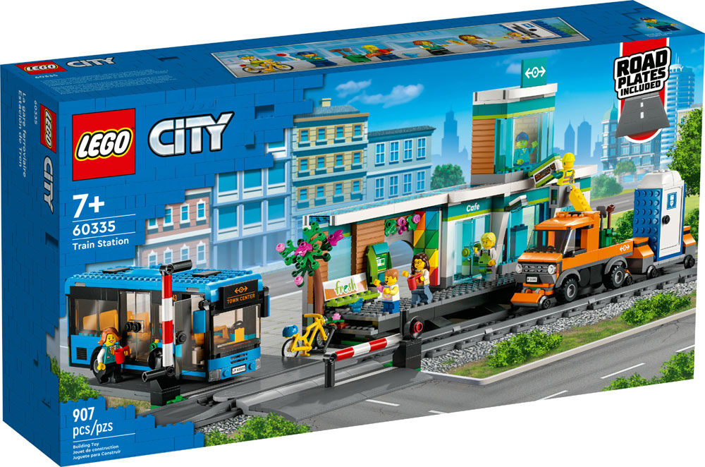 LEGO City Train Station 60335 Building Kit (907 Pieces) - R Exclusive