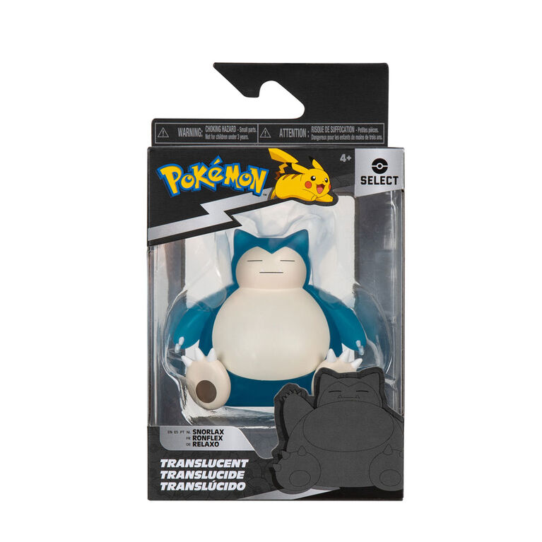 Figurine de combat Pokémon Select - Ronflex translucide