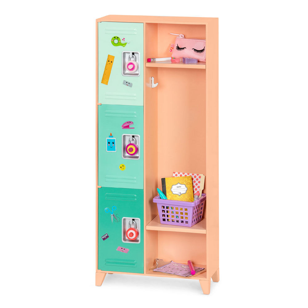 Our Generation, Classroom Cool Locker Set for 18-inch Dolls | Toys