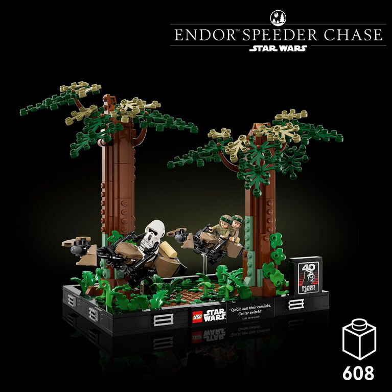 Lego Star Wars Endor Speeder Chase Diorama 75353 Building Set 608