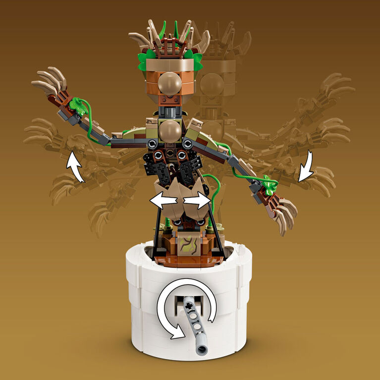 LEGO Marvel Dancing Groot, Birthday Gift for Kids, Guardians of the Galaxy Toy, Buildable Marvel Gift, 76297