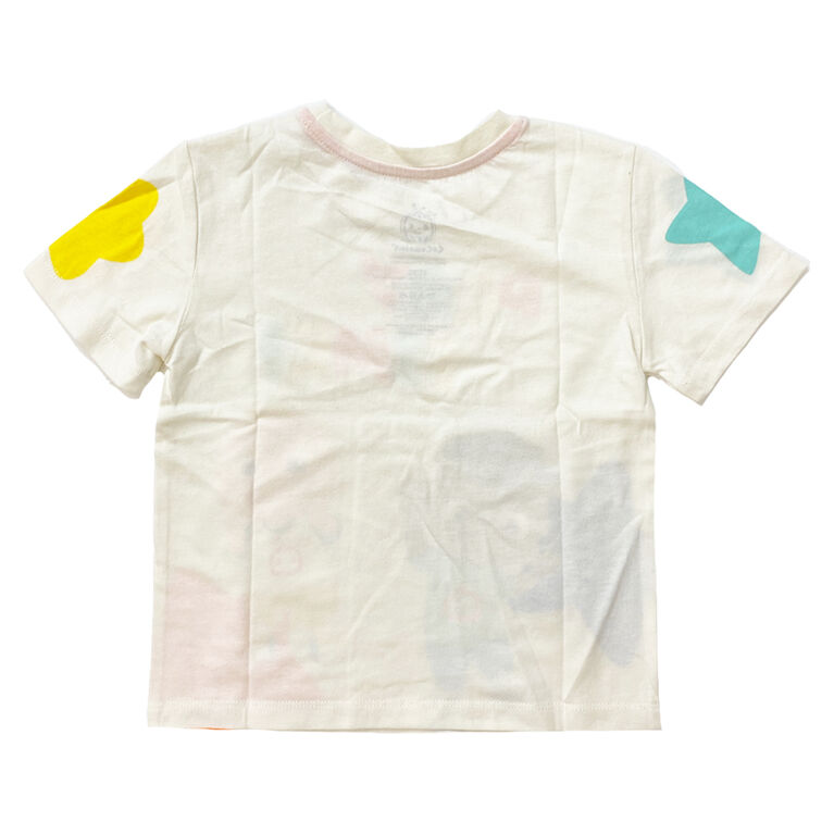 CoComelon – T-shirt JJ et Cody – Blanc cassé – Taille 4T – Exclusif à Toys R Us