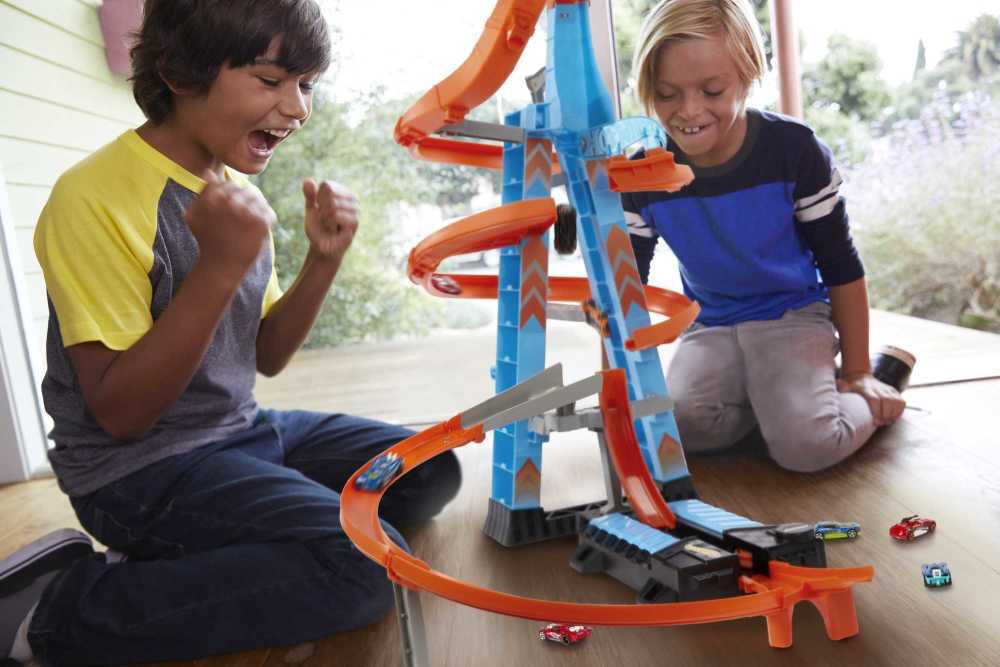 Hot Wheels Sky Crash Tower, Track Set | Toys R Us Canada