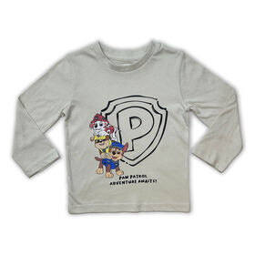 T-Shirt À Manches Longues Paw Patrol - Gruau - 2T