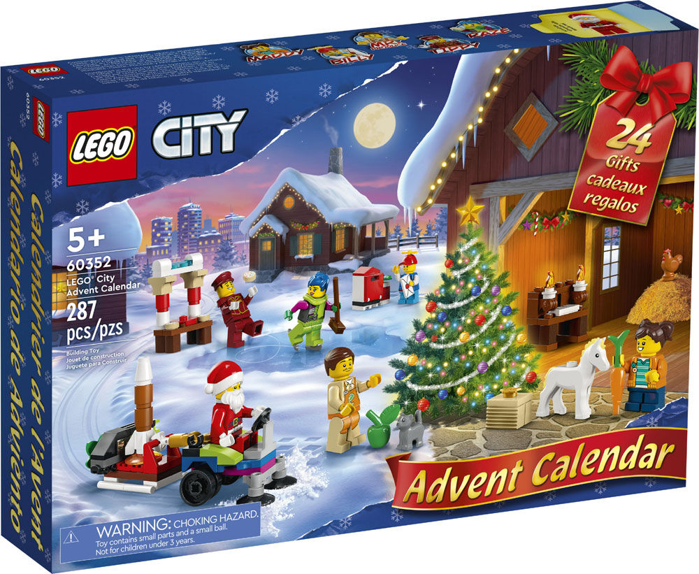 LEGO City Advent Calendar Building Kit 60352 (287 Pieces)