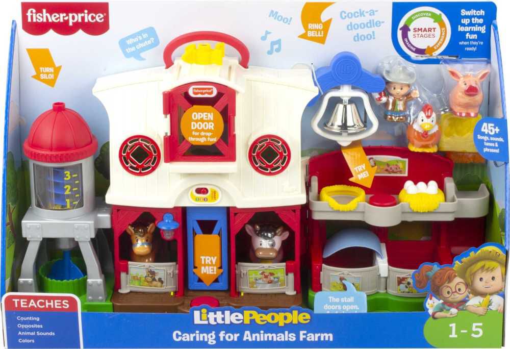 Fisher Price Little People Caring for Animals Farm English and French Version