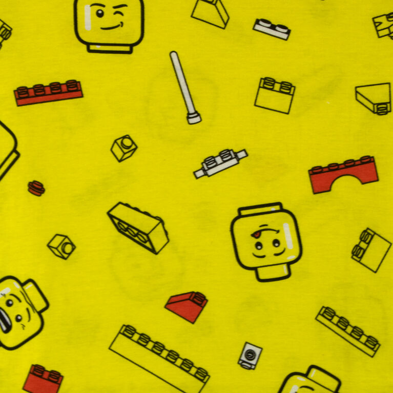 Lego All Over Print Tshirt Yellow - 8/10