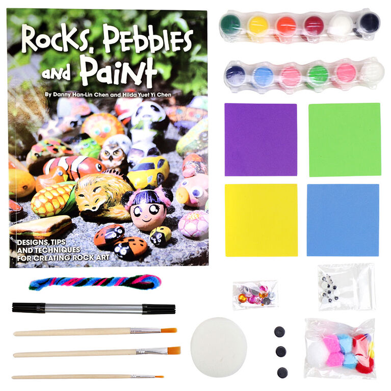 Dezzys Workshop Rock Painting Kit for Kids - Arts & crafts Supplies