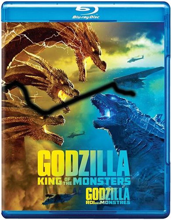 Godzilla: King of the Monsters (Bilingual) (Quebec Only)  [Blu-ray+DVD]
