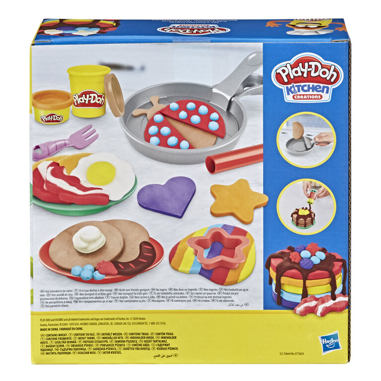 Play-Doh Kitchen Creations Flip 'n Pancakes Playset 14-Piece