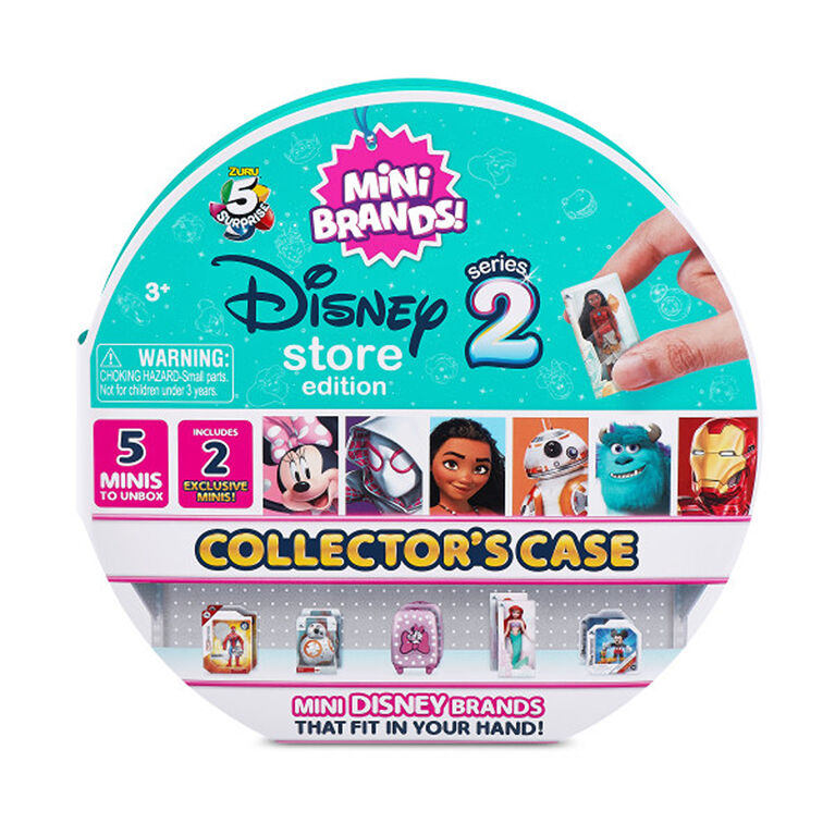 Ensemble Magasin de jouets Disney Store Mini Brands 5 Surprise avec 2 Minis  exclusifs par Zuru 