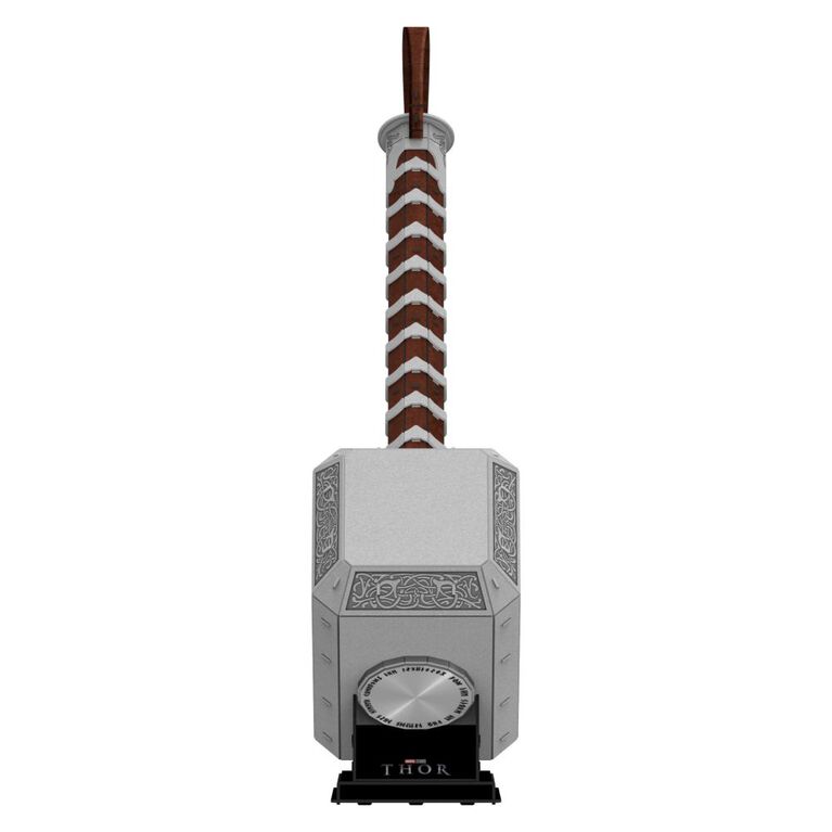 4D Build, Marvel Studios Thor's Hammer Mjolnir, 3D Paper Model Kit, 84 Piece Paper Model Kit