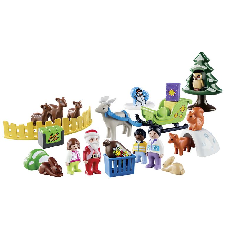 Playmobil 123 Christmas in the Forest of Animals Advent Calendar