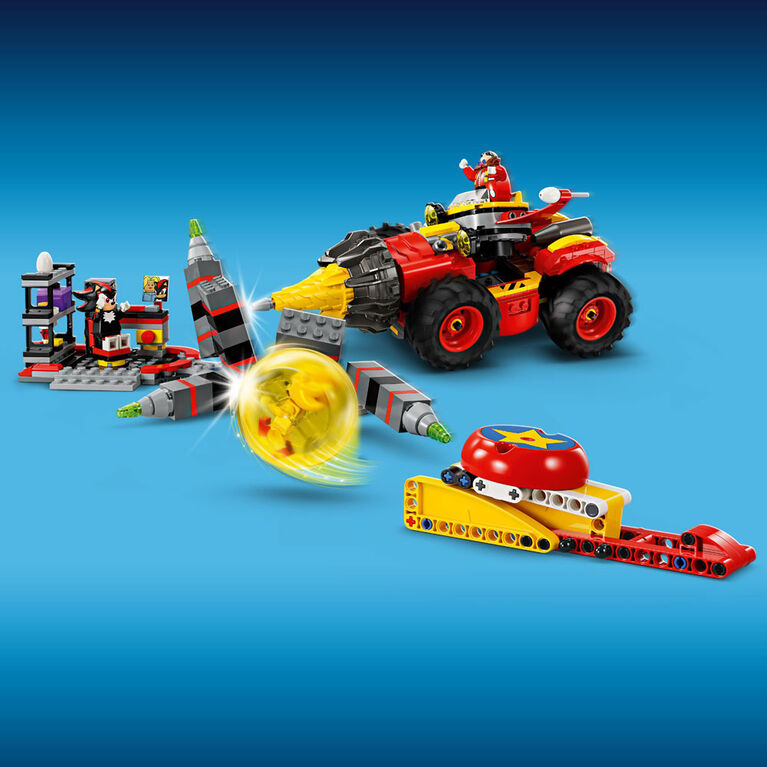 LEGO Sonic the Hedgehog: Super Sonic vs. Egg Drillster Gaming Toy with Shadow and Dr. Eggman, 76999