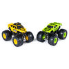 Monster Jam, Official Brodozer vs. Gas Monkey, 1:64 Scale, 2 Pack