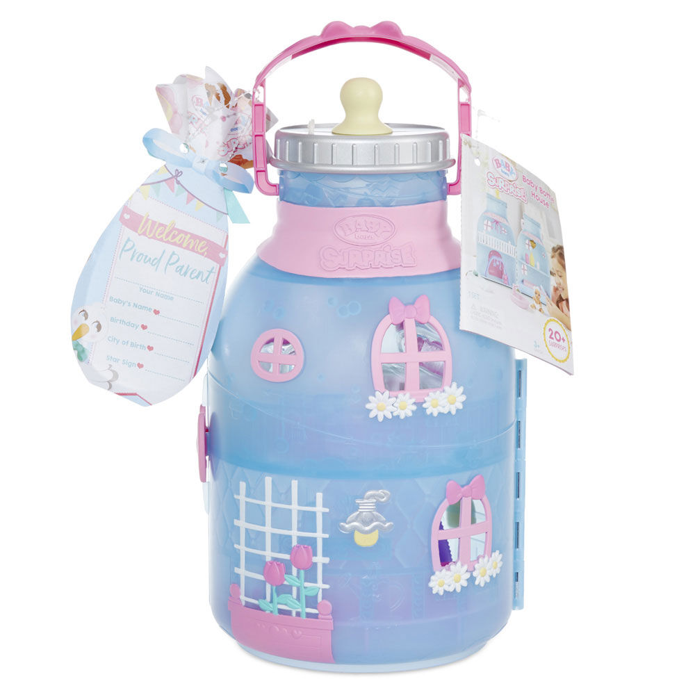 surprise baby bottle house