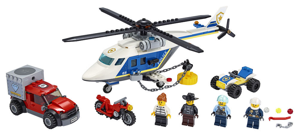 LEGO City Police Helicopter Chase 60243 (212 pieces) | Toys R Us