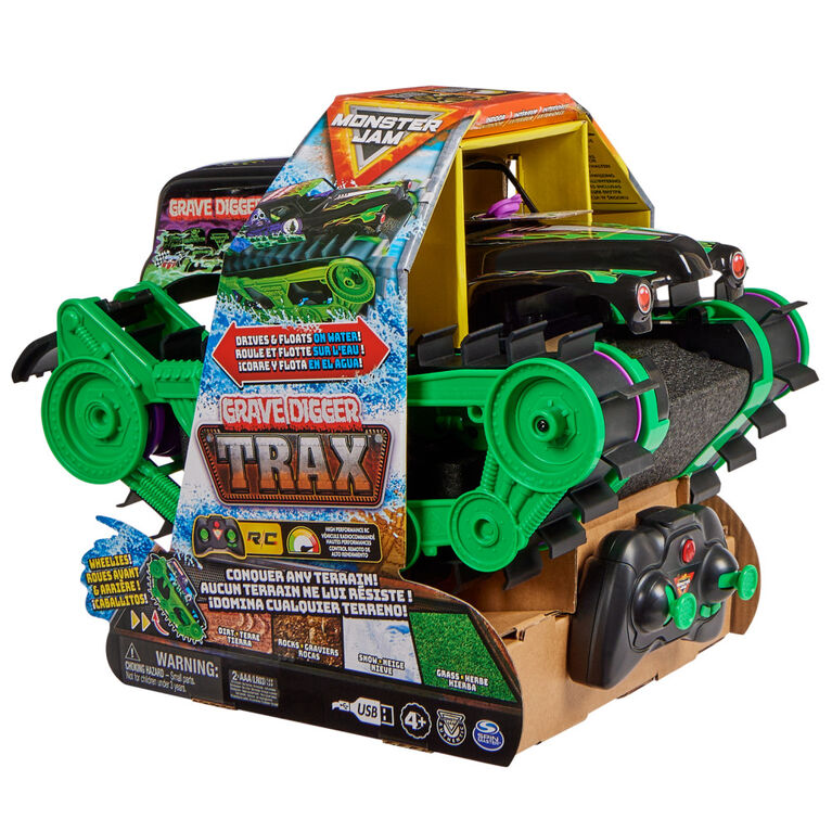 Monster Jam, Official Grave Digger Remote Control Monster Truck, 1