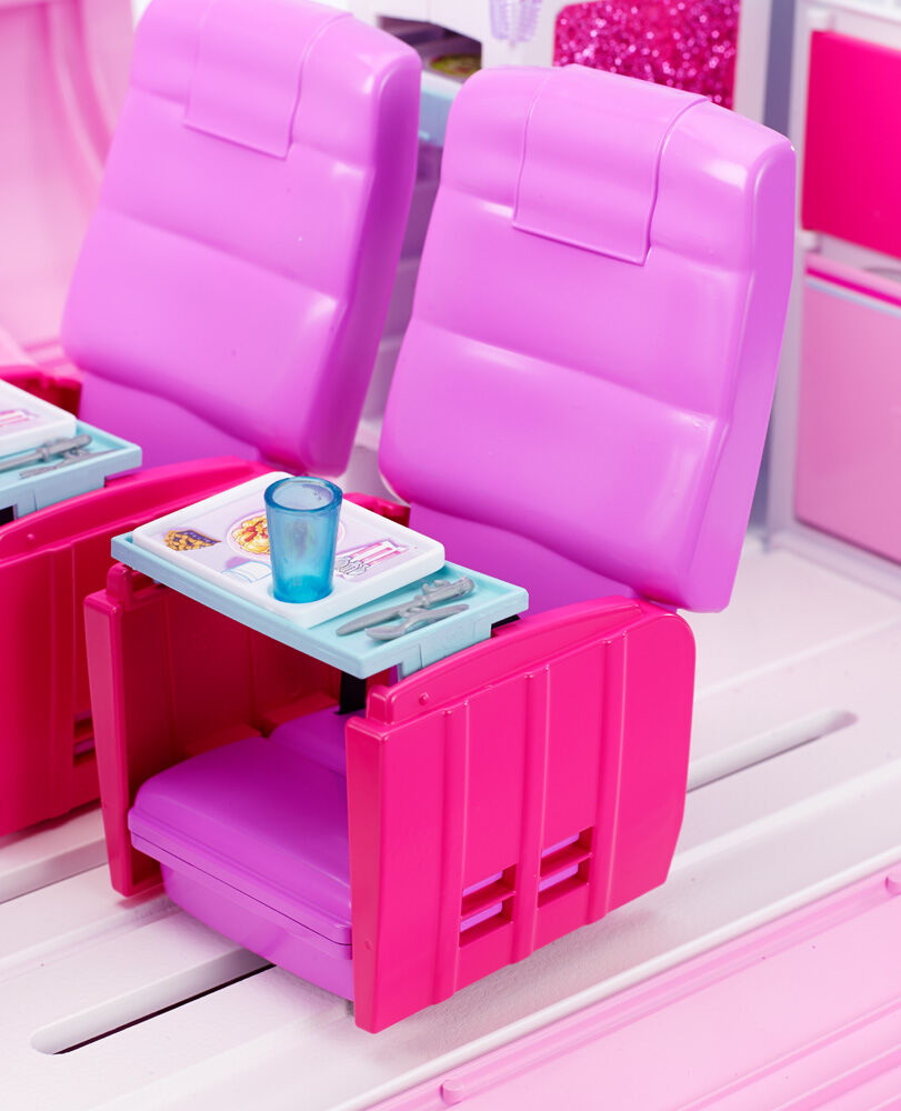 barbie pink passport plane
