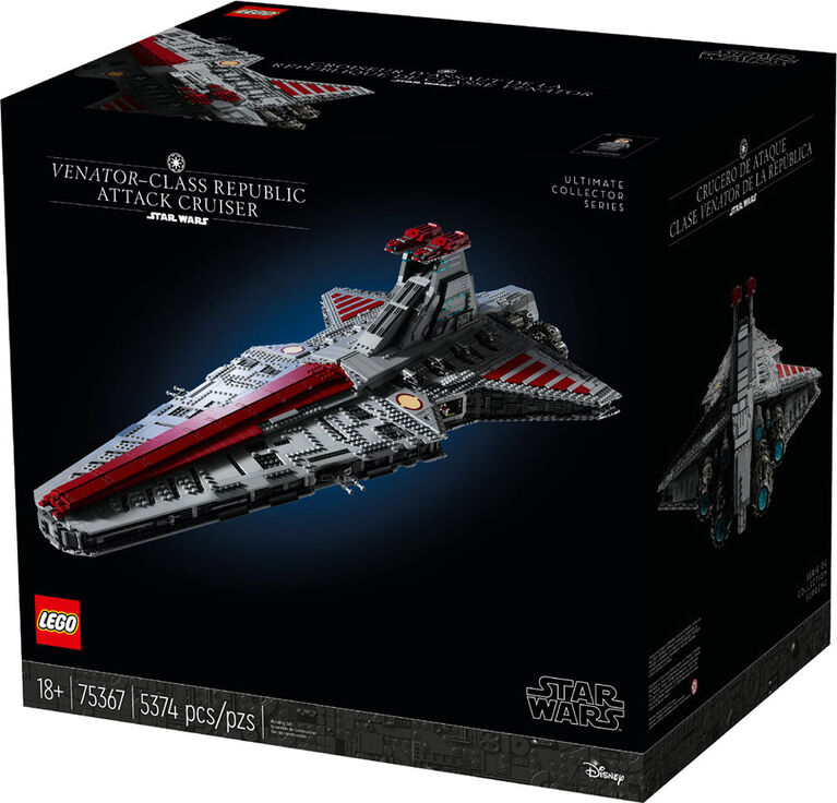  LEGO 75367 Star Wars UCS Venator-Class Republic Attack Cruiser  : Video Games