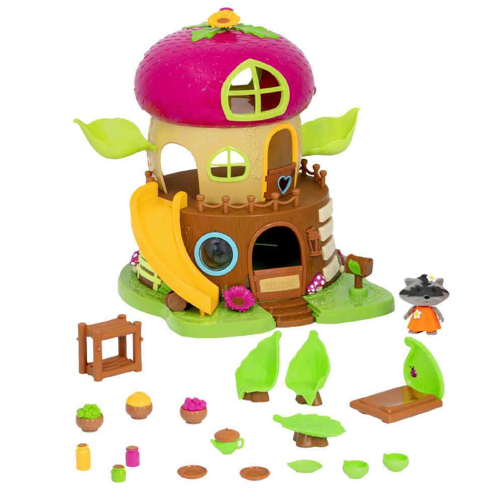 Li'l Woodzeez, Acorn Treehouse with Bobblehead Character | Toys R 