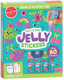 Paint and Peel Jelly Stickers - English Edition