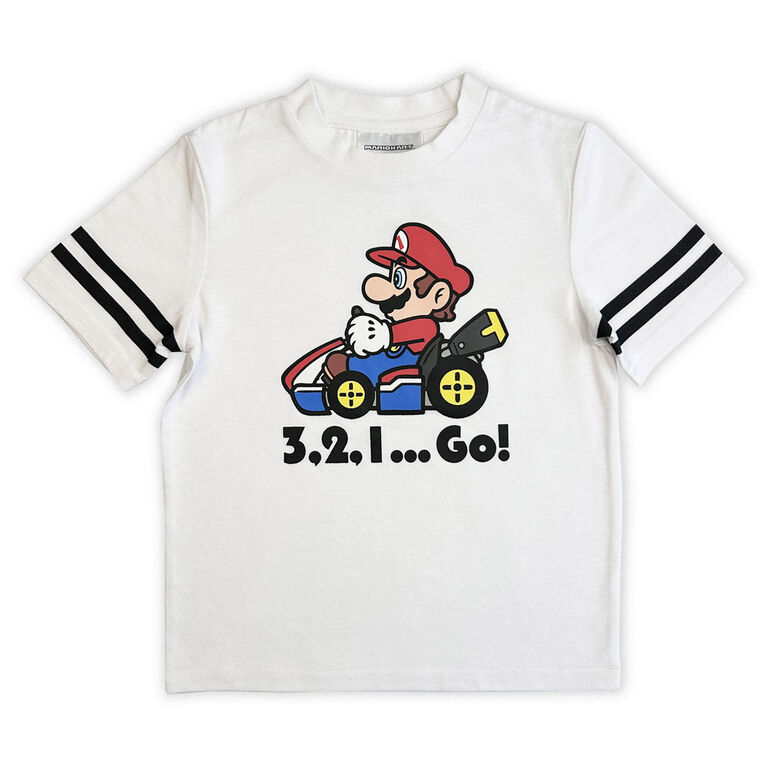 T-shirt à manches courtes Mario - Blanc 6