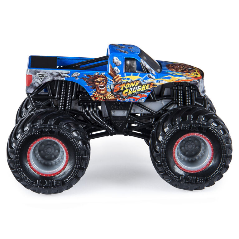 Monster Jam, Official Stone Crusher Truck, Die-Cast Vehicle, Arena Favorites Series, 1:64 Scale