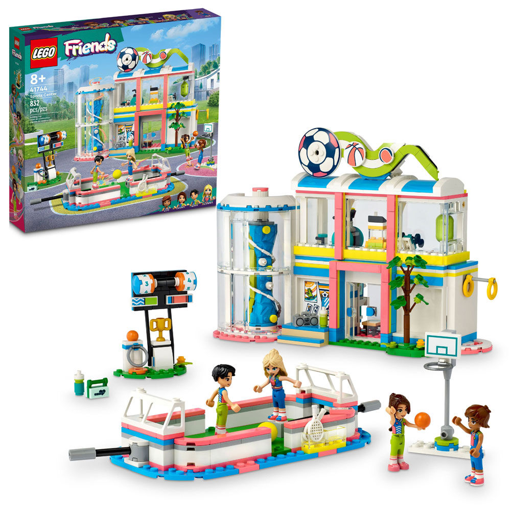 LEGO Friends Sports Center 41744 Building Toy Set (832 Pieces