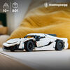 LEGO Technic L'hypervoiture Koenigsegg Jesko Absolut blanche 42184