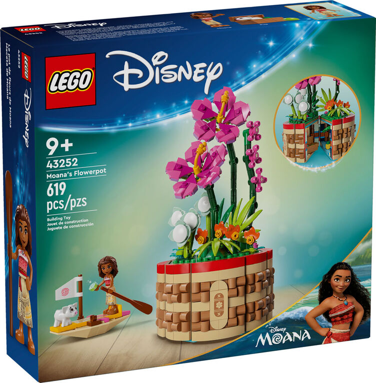 LEGO Disney Le pot de fleurs de Moana Jouet de fleurs à construire 43252