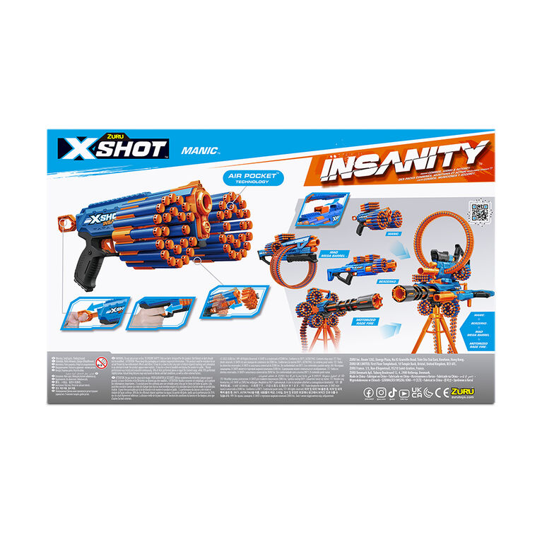 Xshot Insanity Blasters lol : r/Nerf