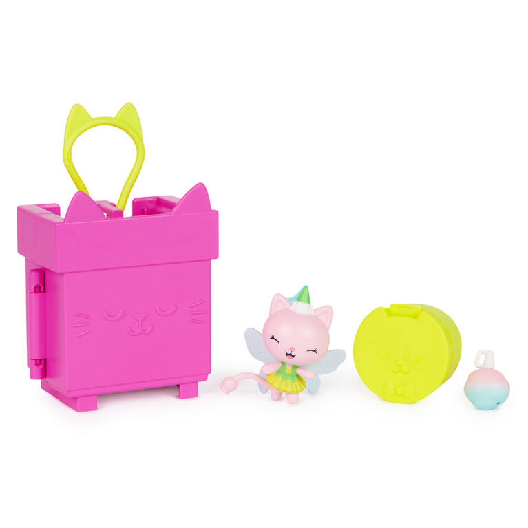 Gabby's Dollhouse, Coffret à clipser avec figurine Kitty Fairy et accessoires pour maison de poupée