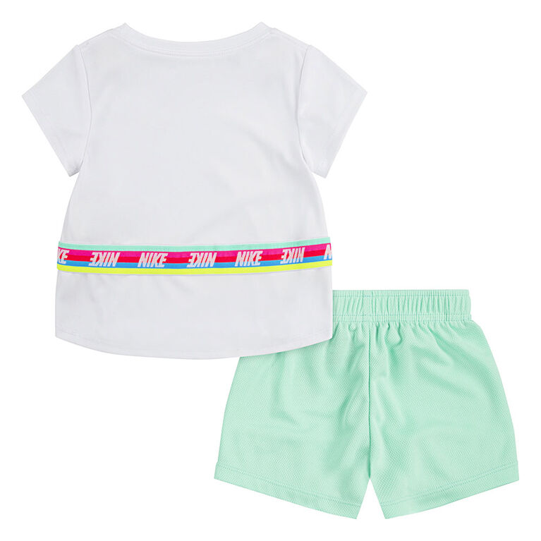 Nike T-shirt and Short Set - Green - Size 3T