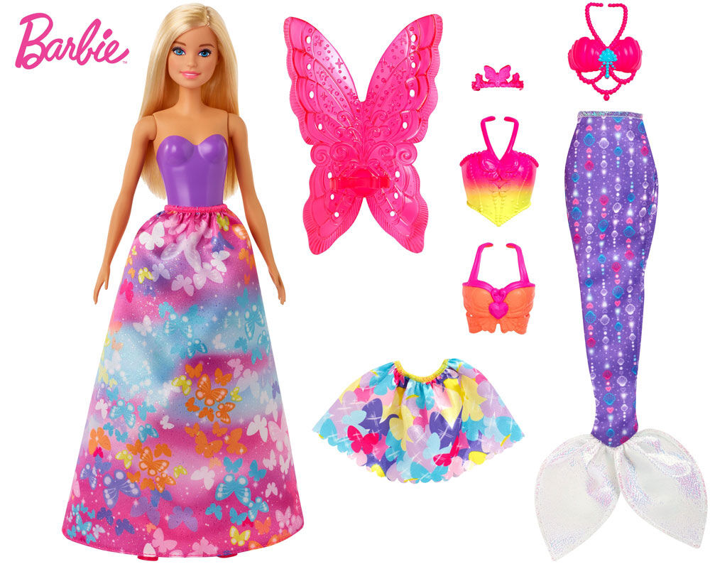 barbie doll purple dress