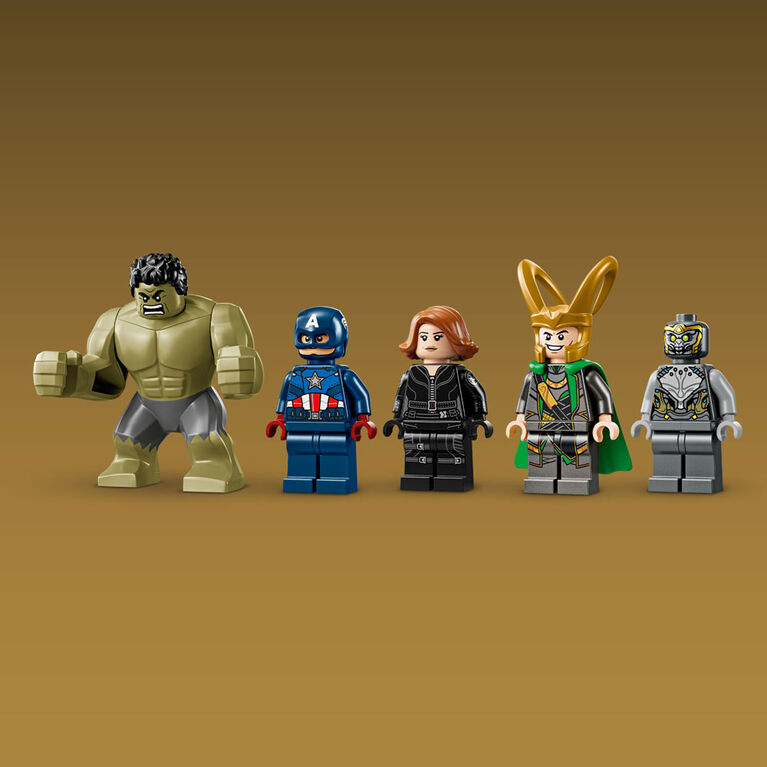 LEGO Marvel The Avengers vs. The Leviathan Set, Superhero Toy with 4 Minifigures and Hulk Action Figure, 76290