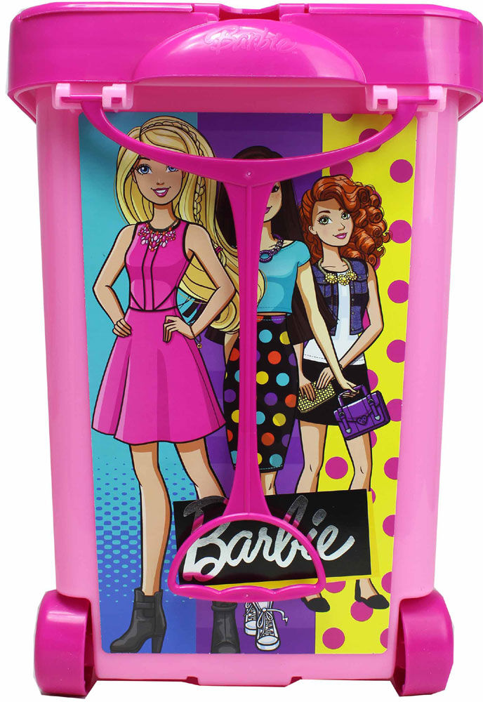 Barbie rolling cheap storage case