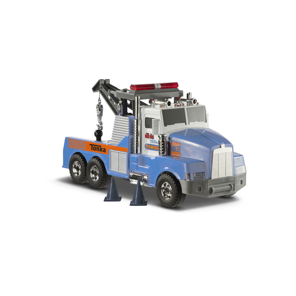 tonka mighty motorized tow truck toy vehicle
