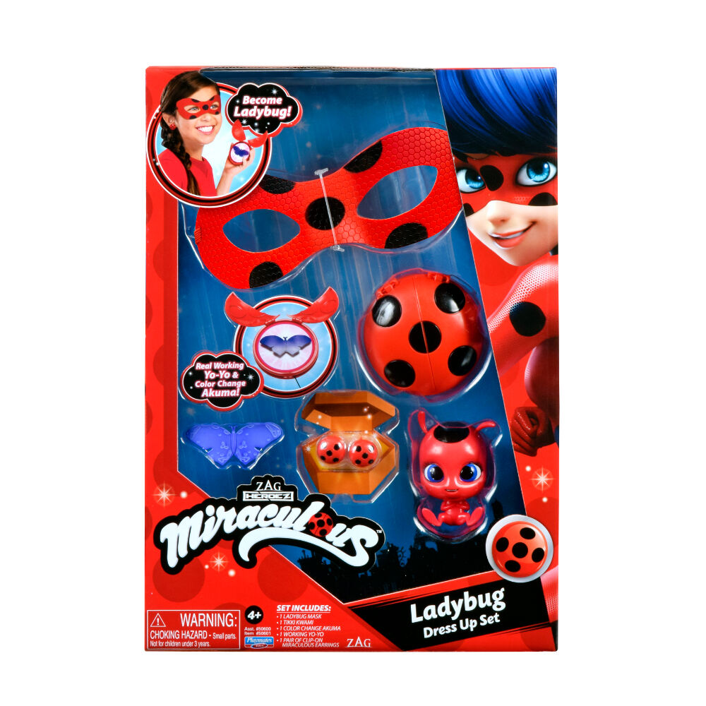 Miraculous Ladybug Role Play Dress Up Set English Edition Toys