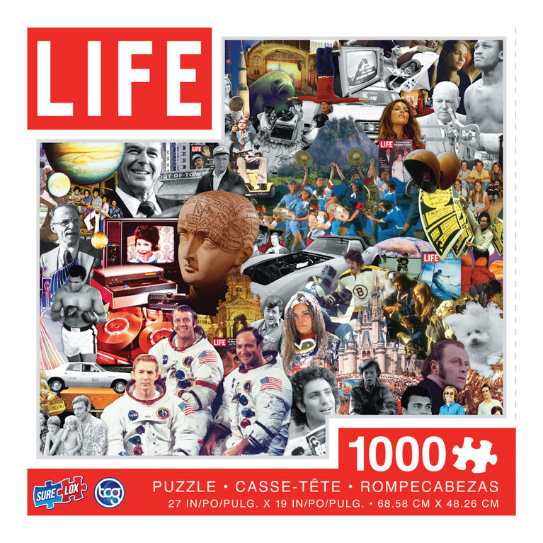 SURE-LOX - LIFE 1000 piece Puzzle - The 1970's