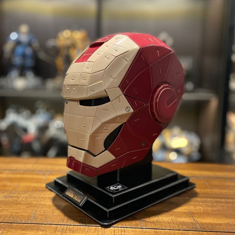 4D Build Marvel Studios Iron Man Helmet 3D Puzzle Paper Model