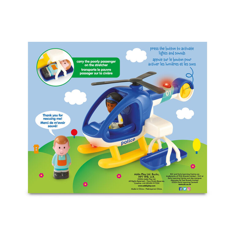 Early Learning Centre Happyland Lights and Sounds Police Helicopter - R Exclusive