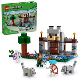 LEGO Minecraft The Wolf Stronghold Fortress Playset Gift, Skeleton Explorer Toy 21261