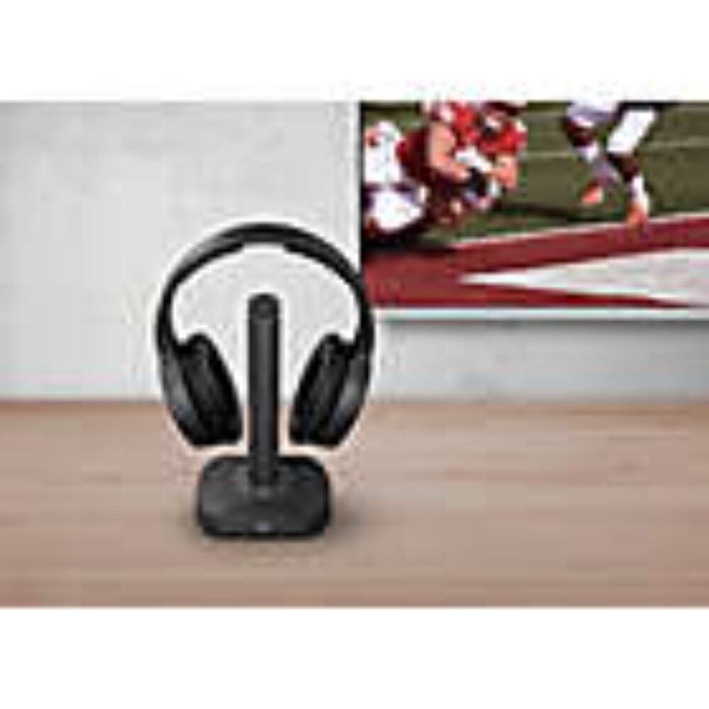 Brookstone Wireless RF TV Headphones English Edition