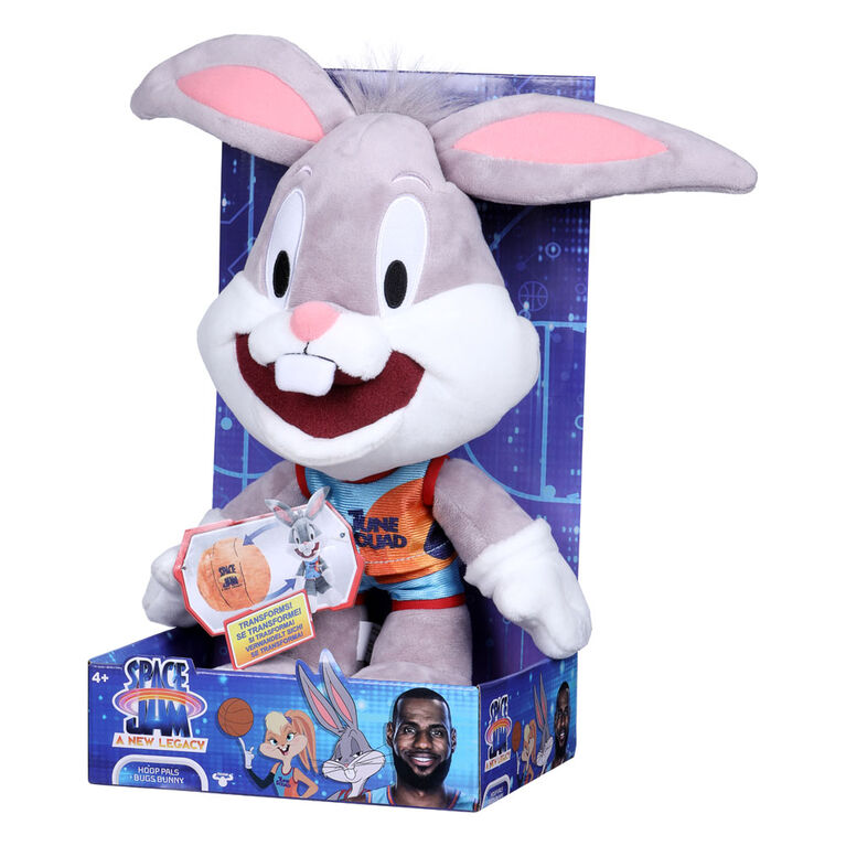 Moose Toys Space Jam: A New Legacy - Transforming Plush - 12 Bugs Bunny Into A