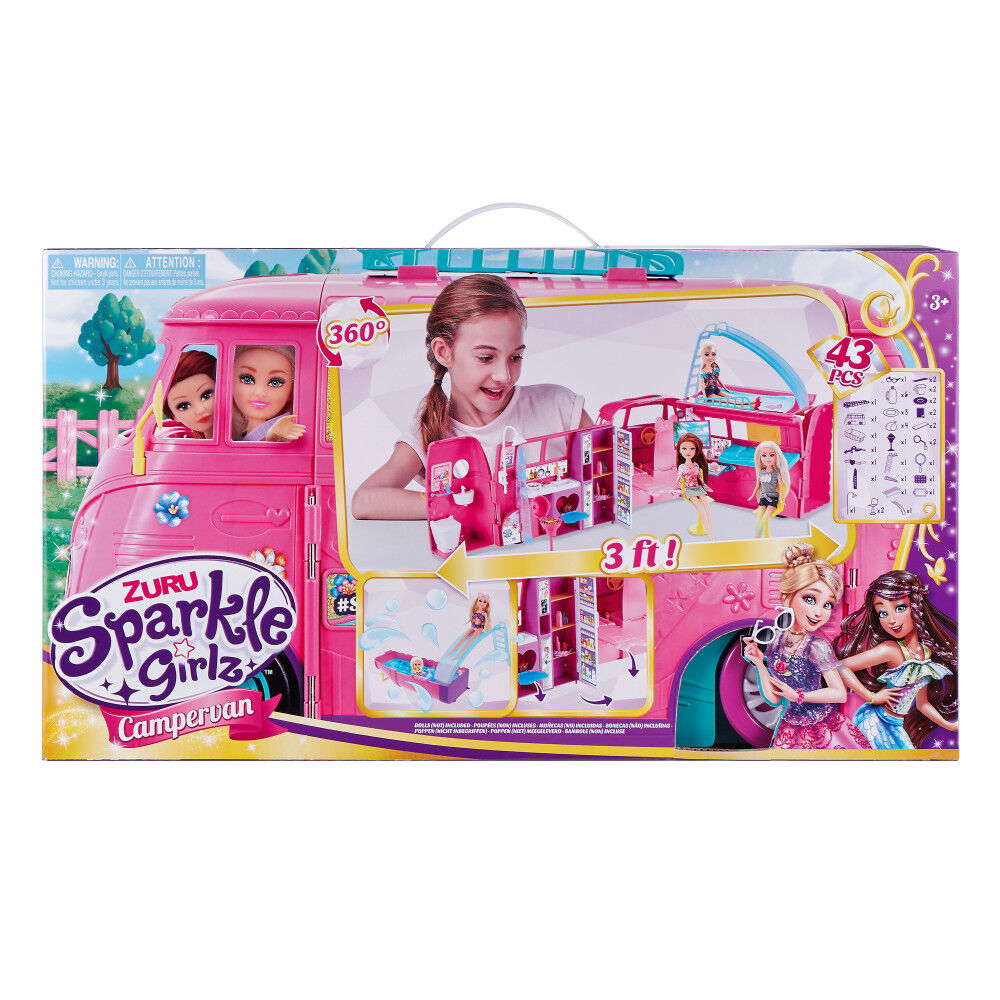 sparkle girlz campervan playset