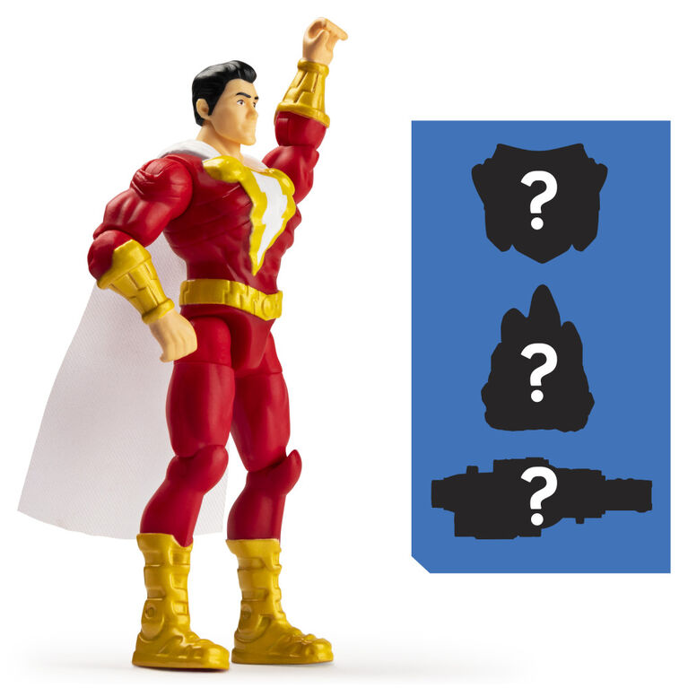 Dc - Coffret Figurine Shazam 10 cm Avec 3 Accessoires Mystere - Personnage  DC - Super Heros - Jouet Garcon - Films et séries - Rue du Commerce