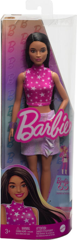 Barbie Fashionistas Doll #215 with Black Straight Hair & Iridescent ...