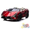 KIDSVIP Licensed 2-Seater Lamborghini Sian 4X4 24V Ride-On Car For Kids w/ RC - Red